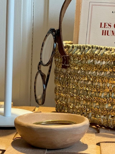 LE PETIT PANIER DORE ANSES EN CUIR